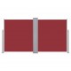 Sonata Прибираща се странична тента, 170x600 см, червена