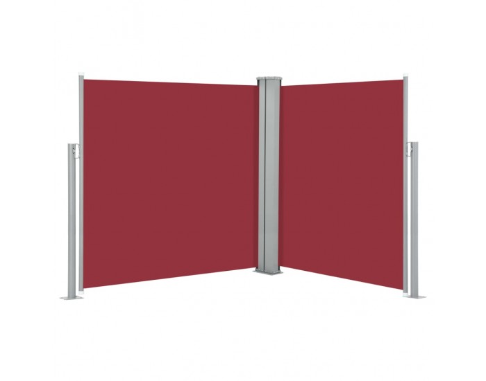 Sonata Прибираща се странична тента, 170x600 см, червена