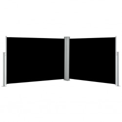 Sonata Прибираща се странична тента, черна, 100x1000 см - Сенници и Чадъри