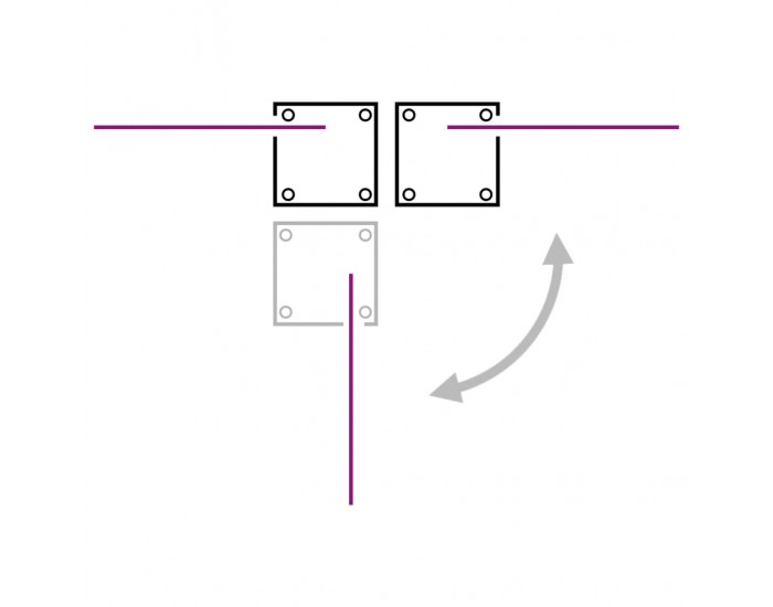 Sonata Прибираща се странична тента, синя, 120x1000 см