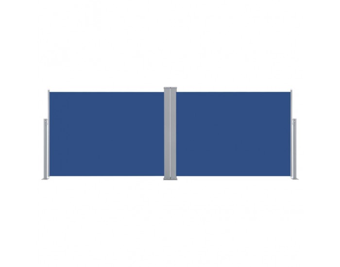 Sonata Прибираща се странична тента, синя, 120x1000 см