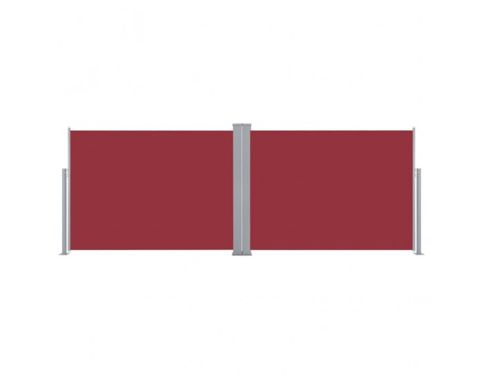 Sonata Прибираща се странична тента, червена, 120x1000 см