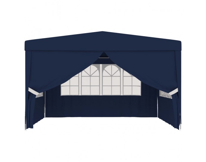Sonata Професионална парти шатра със стени 4x4 м синя 90 г/м²