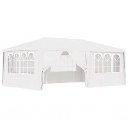 Sonata Професионална парти шатра със стени 4х6 м бяла 90 г/м² - Външни съоражения