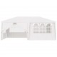 Sonata Професионална парти шатра със стени 4х6 м бяла 90 г/м²
