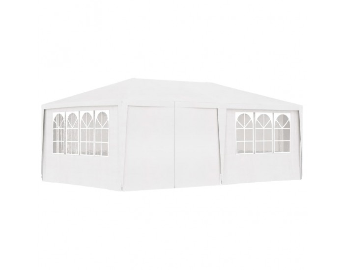 Sonata Професионална парти шатра със стени 4х6 м бяла 90 г/м²