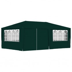Sonata Професионална парти шатра със стени 4x6 м зелена 90 г/м² - Външни съоражения