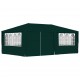 Sonata Професионална парти шатра със стени 4x6 м зелена 90 г/м²