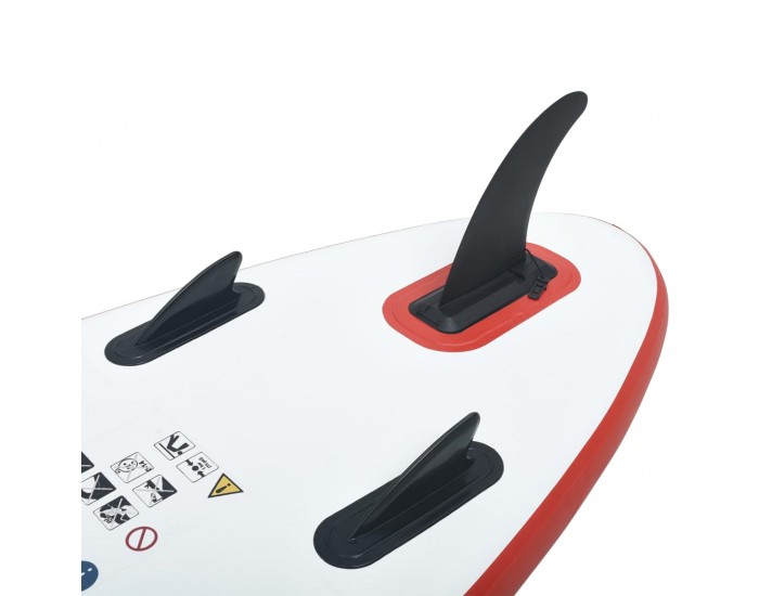 Sonata Стендъп падъл борд SUP сърфборд, надуваем, червено и бяло Sonata Стендъп падъл борд SUP сърфборд, надуваем, червено и бяло