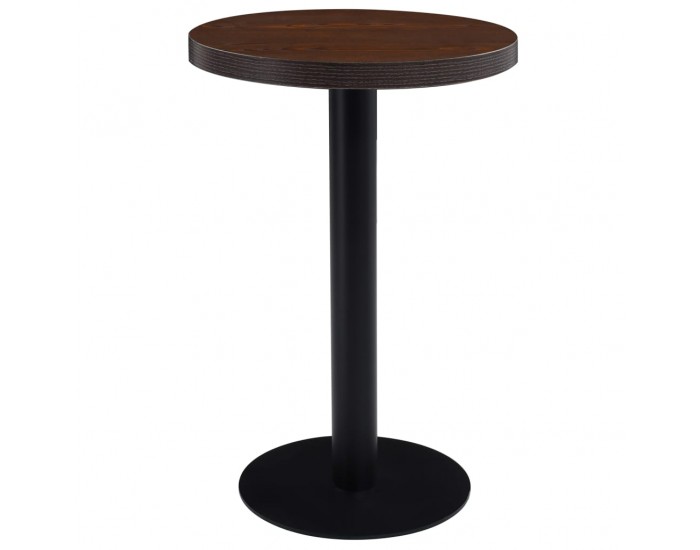 Sonata H Бистро маса, тъмнокафява, 50 см, МДФ