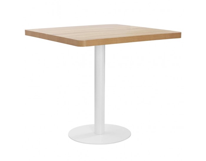 Sonata H Бистро маса, светлокафява, 80x80 см, МДФ