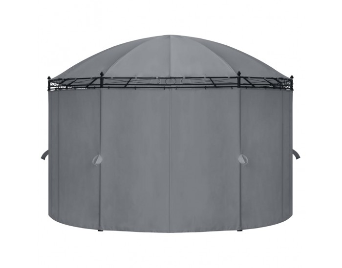 Sonata Градинска шатра със завеси, 530x350x265 см, антрацит