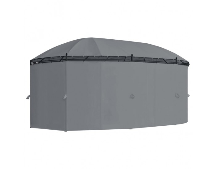 Sonata Градинска шатра със завеси, 530x350x265 см, антрацит