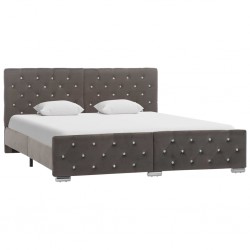 Sonata Рамка за легло, сива, текстил, 160x200 см - Тапицирани легла