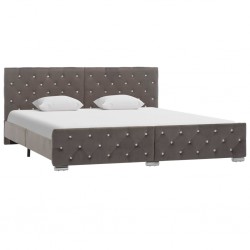 Sonata Рамка за легло, сива, текстил, 180x200 см - Тапицирани легла