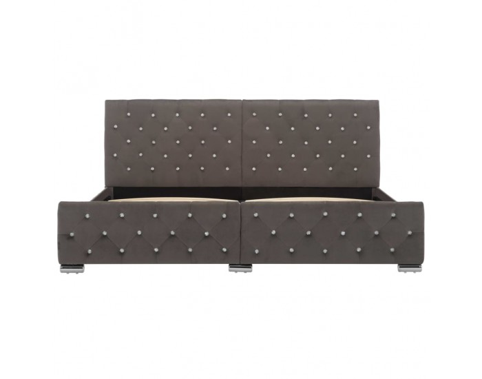 Sonata Рамка за легло, сива, текстил, 180x200 см