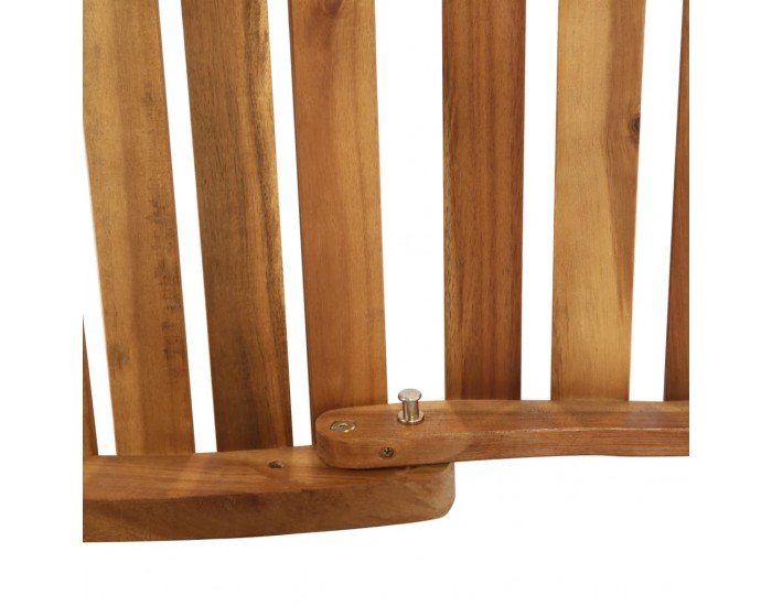 Sonata Шезлонг с възглавница, акация масив, тъмносив