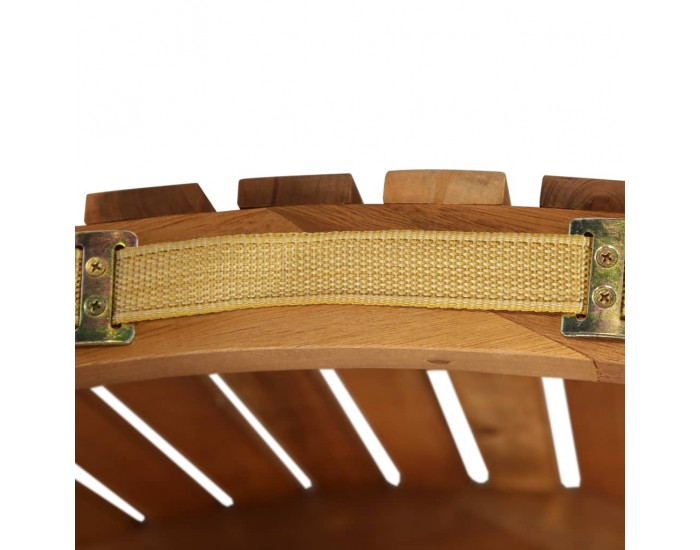 Sonata Шезлонг с възглавница, акация масив, тъмносив