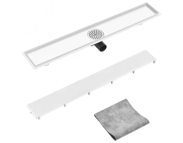 Sonata Душ канал с 2-в-1 капак, 83x14 см, неръждаема стомана