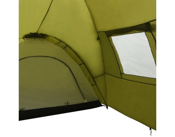 Sonata Палатка за къмпинг тип иглу, 650x240x190 см, 8-местна, зелена