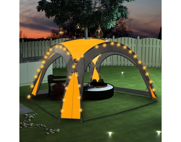 Sonata Парти шатра с LED и 4 стени, 3,6x3,6x2,3 м, жълта Sonata Парти шатра с LED и 4 стени, 3,6x3,6x2,3 м, жълта