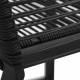 Sonata Градински столове, 2 бр, черни, PVC ратан