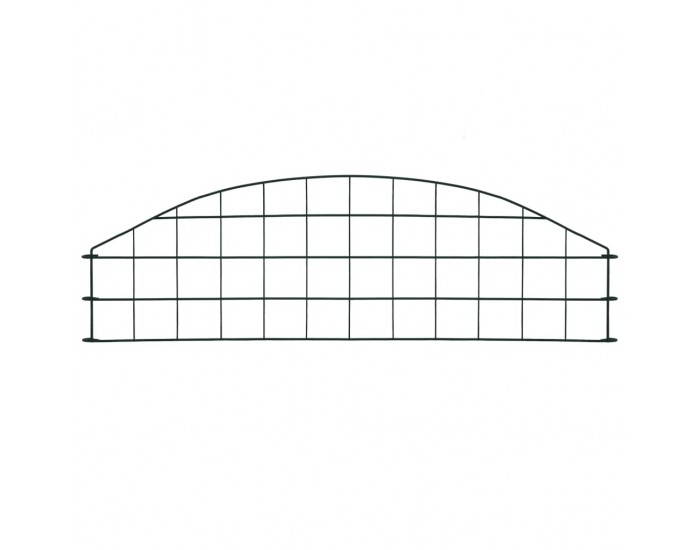 Sonata Аркообразна ограда за езерце, 77,3x26 см, зелена