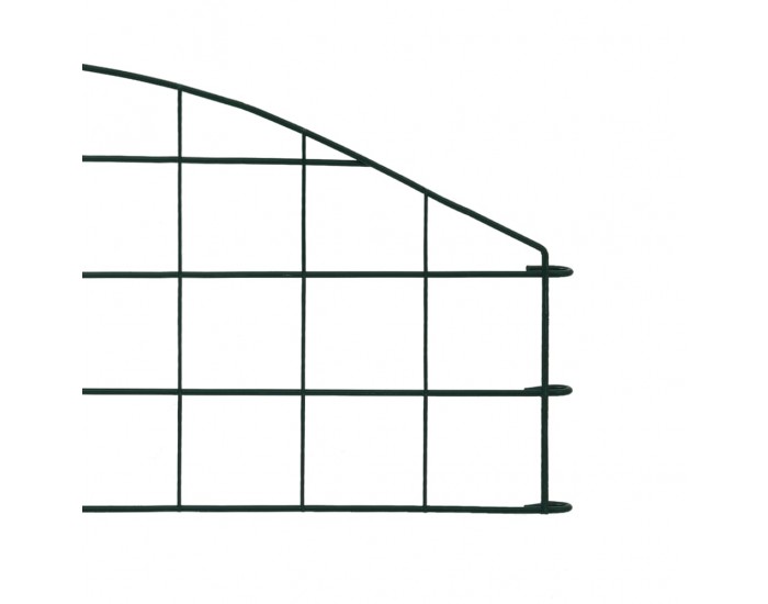 Sonata Аркообразна ограда за езерце, 77,3x26 см, зелена