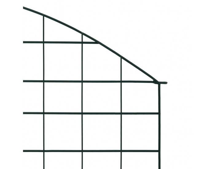 Sonata Аркообразна ограда за езерце, 77,5x78,5 см, зелена