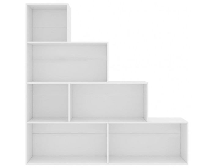 Sonata Библиотека/разделител за стая, бяла, 155x24x160 см, ПДЧ
