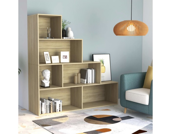 Sonata Библиотека/параван за стая, дъб сонома, 155x24x160 см, ПДЧ Sonata Библиотека/параван за стая, дъб сонома, 155x24x160 см, ПДЧ