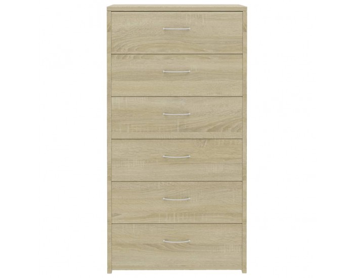 Sonata Бюфет с 6 чекмеджета, дъб сонома, 50x34x96 см, ПДЧ