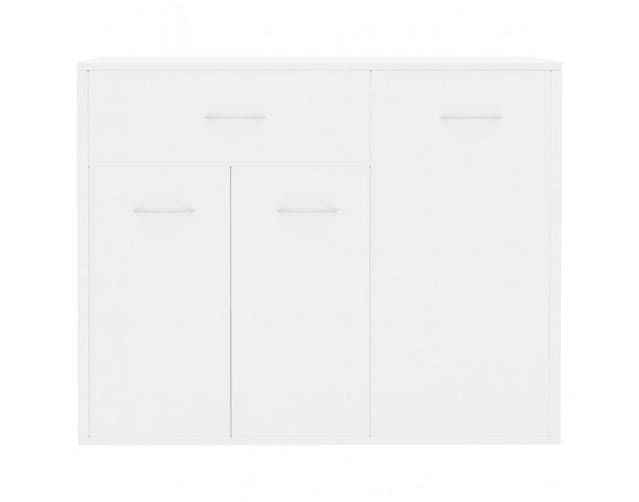Sonata Бюфет, бяло със силен гланц, 88x30x70 см, ПДЧ