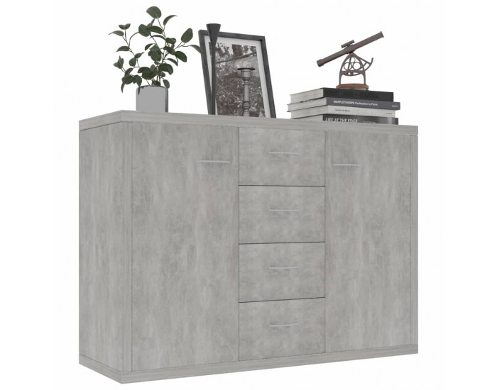 Sonata Бюфет, бетонно сив, 88x30x65 см, ПДЧ Sonata Бюфет, бетонно сив, 88x30x65 см, ПДЧ