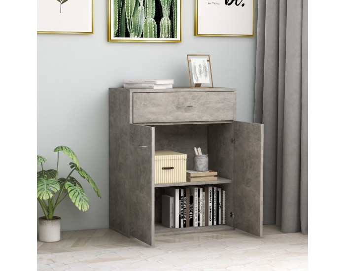 Sonata Бюфет, бетонно сив, 60x30x75 см, ПДЧ Sonata Бюфет, бетонно сив, 60x30x75 см, ПДЧ