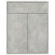 Sonata Бюфет, бетонно сив, 60x30x75 см, ПДЧ