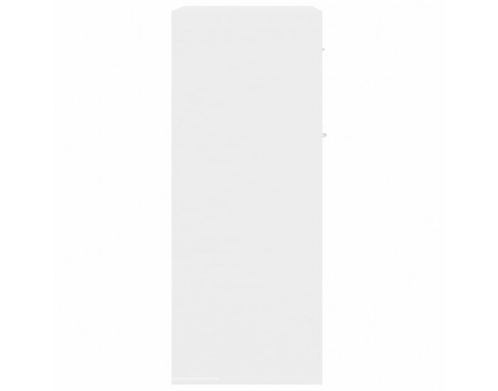 Sonata Бюфет, бял силен гланц, 60x30x75 см, ПДЧ