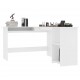 Sonata Г-образно ъглово бюро, бяло, 120x140x75 см, ПДЧ