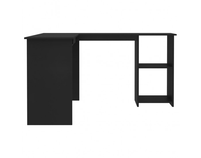 Sonata Г-образно ъглово бюро, черно, 120x140x75 см, ПДЧ Sonata Г-образно ъглово бюро, черно, 120x140x75 см, ПДЧ