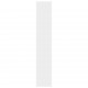 Sonata 3-етажна библиотека, бял гланц, 40x24x108 см, ПДЧ