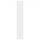 Sonata 4-етажна библиотека, бял гланц, 40x24x142 см, ПДЧ