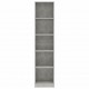 Sonata 5-етажна библиотека, бетонно сива, 40x24x175 см, ПДЧ Sonata 5-етажна библиотека, бетонно сива, 40x24x175 см, ПДЧ