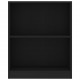 Sonata Етажерка за книги, черна, 60x24x74,5 см, ПДЧ