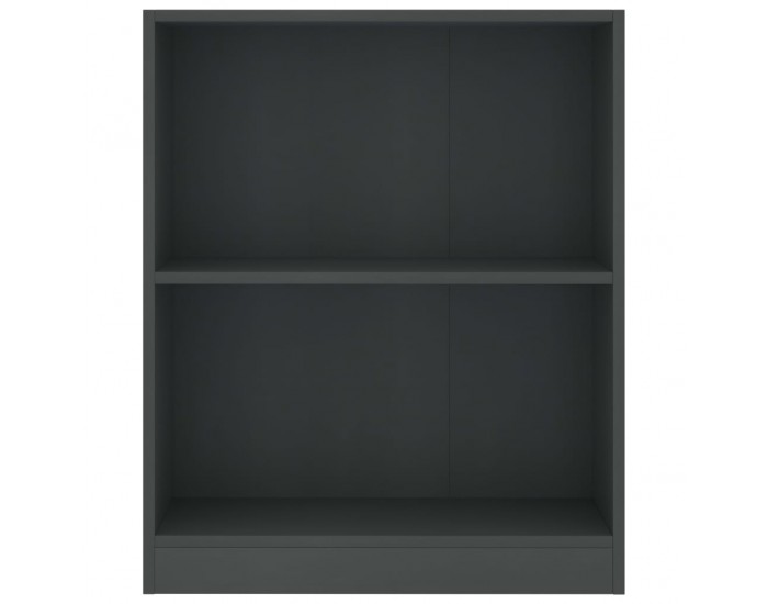 Sonata Етажерка за книги, сива, 60x24x74,5 см, ПДЧ