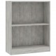 Sonata Етажерка за книги, бетонно сива, 60x24x74,5 см, ПДЧ