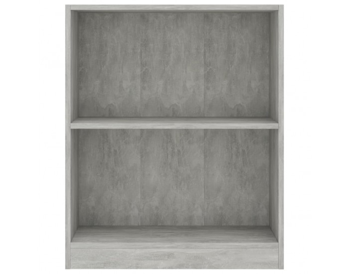 Sonata Етажерка за книги, бетонно сива, 60x24x74,5 см, ПДЧ