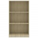 Sonata 3-етажна библиотека, дъб сонома, 60x24x108 см, ПДЧ
