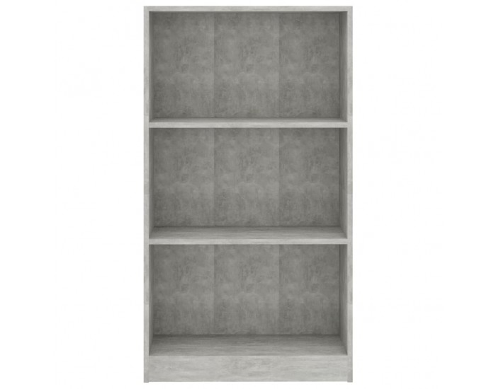 Sonata 3-етажна библиотека, бетонно сива, 60x24x108 см, ПДЧ Sonata 3-етажна библиотека, бетонно сива, 60x24x108 см, ПДЧ