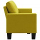 Sonata 3-местен диван, жълт, текстил