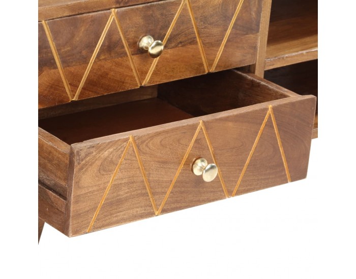 Sonata ТВ шкаф, 85x35x47 см, мангово дърво масив